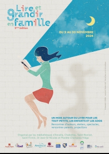 Affiche Festival Lire et grandir en famille 2024