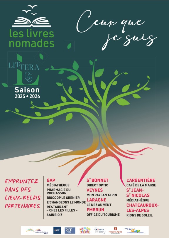Livres nomades affiche 2025 20256